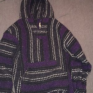 Purple “drug rug” women’s sweatshirt